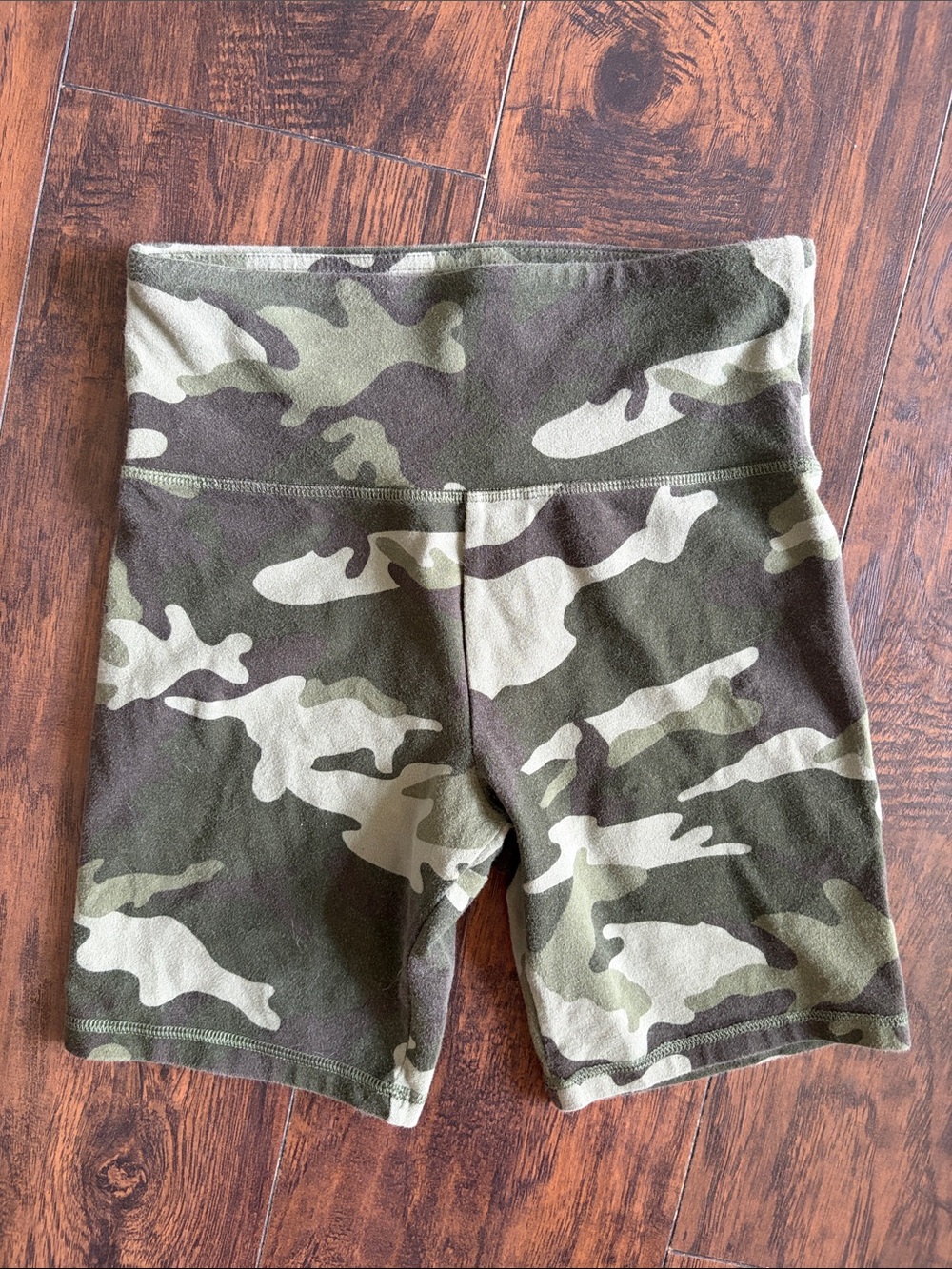 Forever 21 Olive Green Camo Top